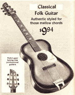 Classical Folk Guitar From The 1960s