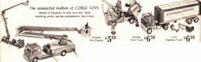 Popular 60s Corgi Toys