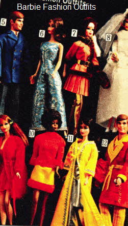 1960s Barbie Fashion Clothes