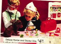 Doctors and Nurses Kit From The 1960s