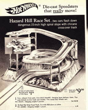 Hot Wheels Car Racing Set From The 1960s