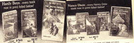 Late 1960s Popular Childrens Books including Nancy Drew and the Hardy Boys