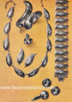 1960 Sterling Silver Jewelry Set
