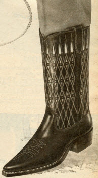 1963 Needle Toe Western Boot