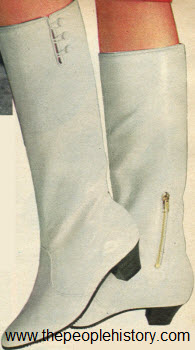 1965 Button Detail High Boot