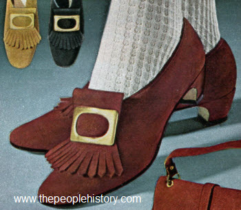 1966 Fringe Buckle Shoe