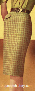 1960 Bold Check Skirt