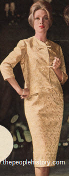 1960 Brocade Dress and Jacket