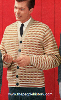 1961 Check Cardigan