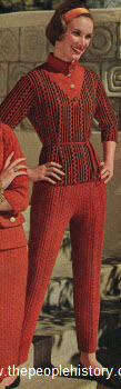 1961 Knit Blouse and Tapered Pants