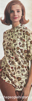 1963 Roman Coin Print Shirt
