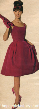 1963 Velvet Dance Dress
