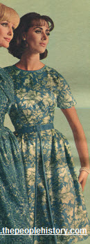 1964 Front Pleat Dress