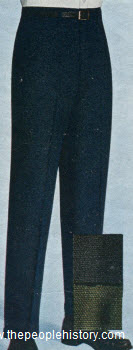 1967 Oxford Weave Cuffed Slacks