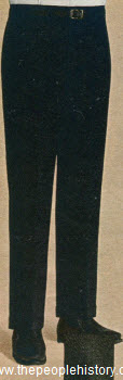 1967 Plain Front Flannel Slacks
