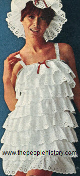 1967 Tiered Shift Nightgown