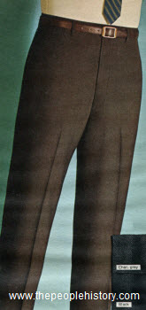 1968 Plain Front Pants
