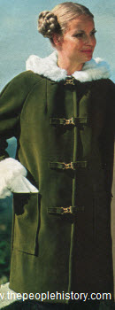 1969 Buckle Closing Suede Coat