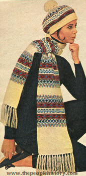 Beret and Scarf Set 1971
