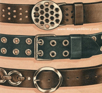 Natural Leather Belts 1971