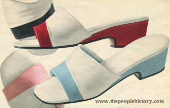 Open Toe Wedge Heel 1971