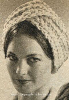 Knit Fashion Turban 1972