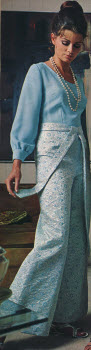 Brocade Culottes 1970