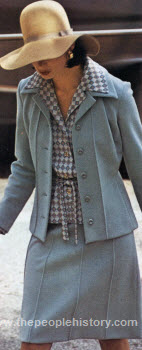 Double Knit Wool Suit 1973