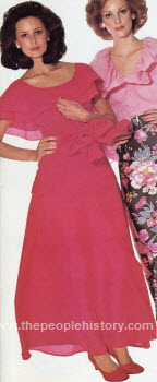 Polyester Chiffon Dress 1974