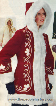 Hooded Velvet Coat 1975
