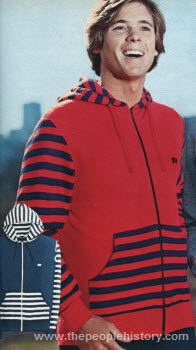 Striped Hooded Sweatshirt 1975
