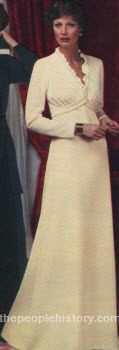V-Neck Long Dress 1976