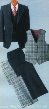 Four Piece Vested Suit 1978