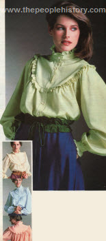 Ruffle Style Shirt 1978