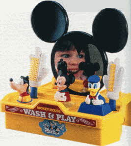 Mickey Mouse Wash and Play From The 1980s