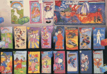 Assorted 80's Slumber Bags From The 1980s