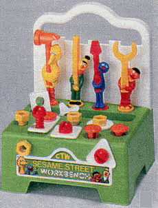Sesame Street Workbench From The 1980s