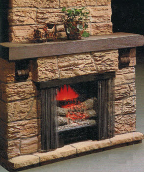 1982 Decorative Fireplace