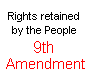 9th Amendment To The Constitution  Rights retained by the People ****The enumeration in the Constitution of certain rights shall not be construed to deny or disparage others retained by the people. ****
