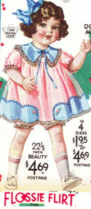 1930's Flossy Flirt Doll