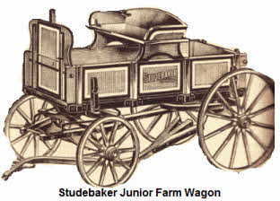 Depression Years Studebaker Farm Wagon