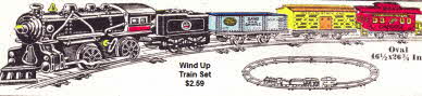 30s Wind Up Train Set 