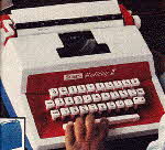Childs Typwriter with full 56 key keyboard 1976