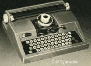 Childrens Play Dial Typewriter sold in 1971 From the 1970s