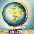 Illuminated World Globe From The 70's