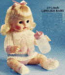 Lifelike Baby You can bend and sit 1976