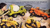 Tonka Toys Heavy Duty Construction Trucks 1974 From the 1970s