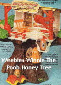 Weebles Winnie The Pooh Honey Tree  From The 1970s