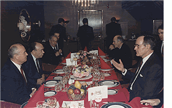 Bush Gorbachev Malta summit Public Domain Photo