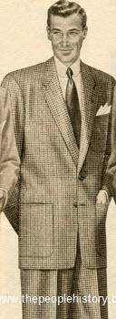 Wool Houndstooth Suit 1954